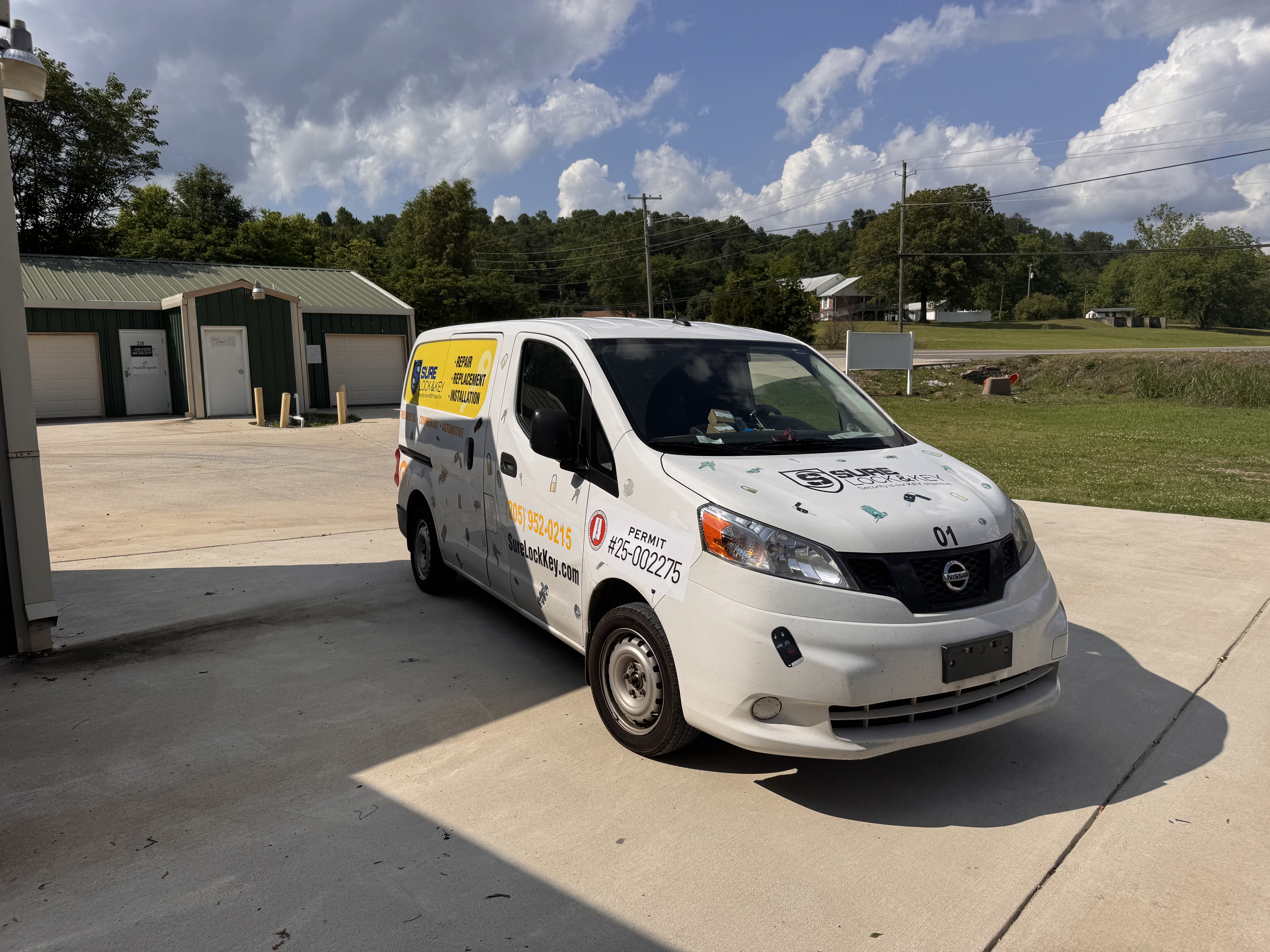 Sure Lock & Key service van